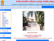 Tablet Screenshot of catjabalpur.nic.in